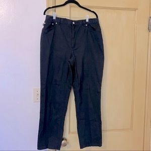 Lauren Jeans Co Ralph Lauren black 5-pocket chino Size 12